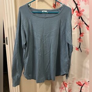 Chico's Elegant Blue Long Sleeve Top